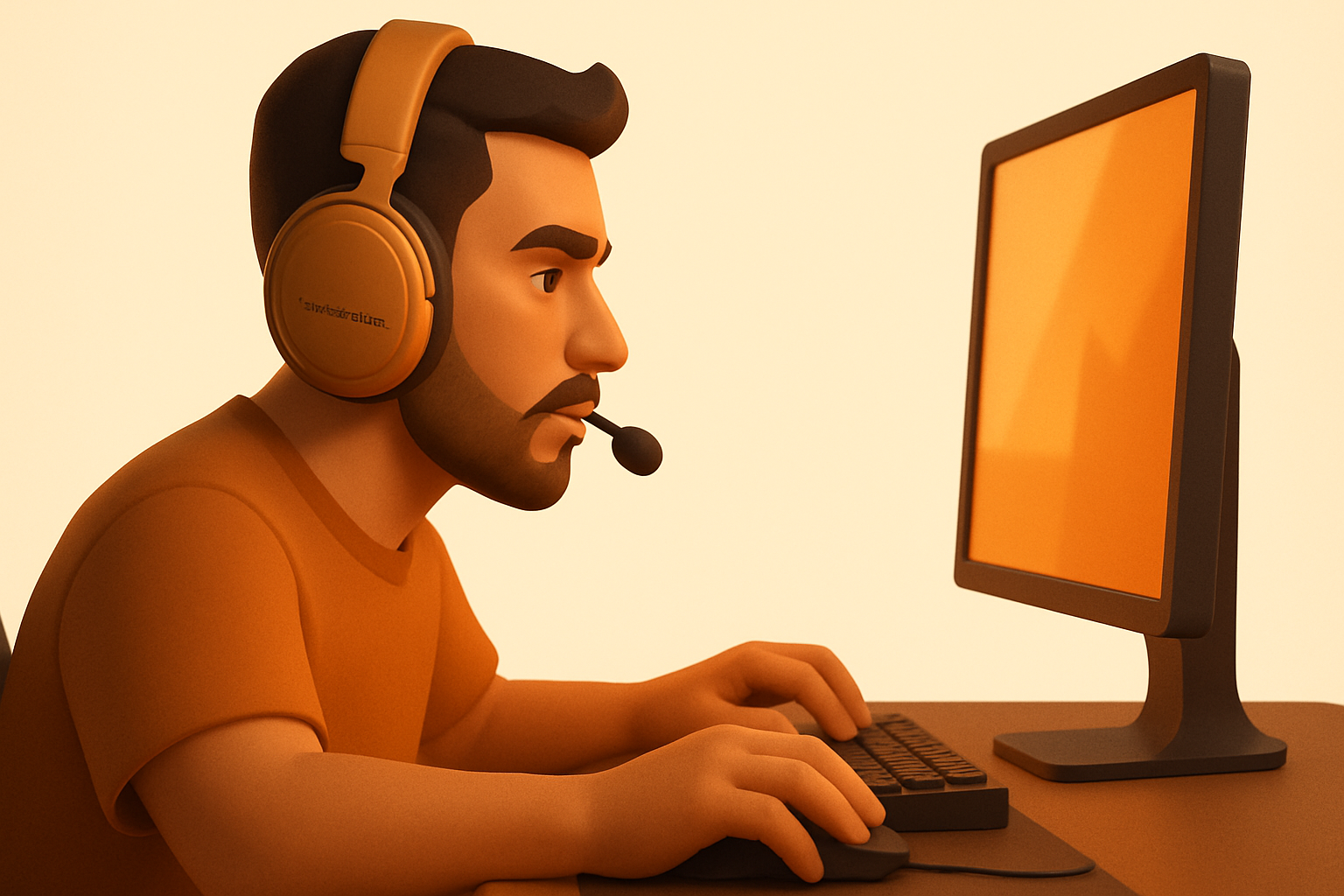 Gotaga portant le casque SteelSeries, essentiel pour son expérience de gamer.